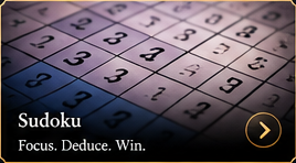 Sudoku. Focus. Deduce. Win.
